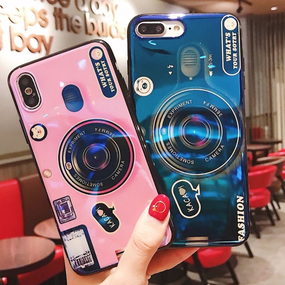 NEW iPhone Max/XR/XS/X/7/8/Plus Camera Theme Case - Picture 5 of 8